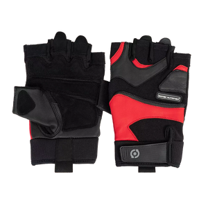 SCITEC NUTRITION RED Style leather gloves