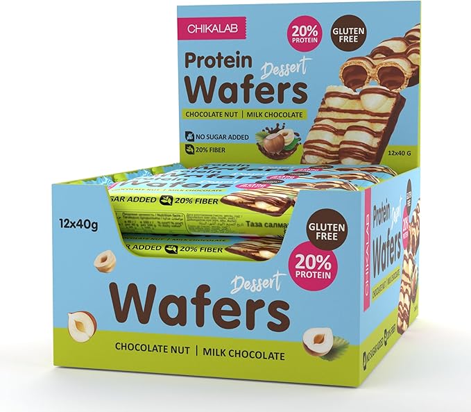 CHIKALAB  Glazed  Dessert Wafer Bar 40g