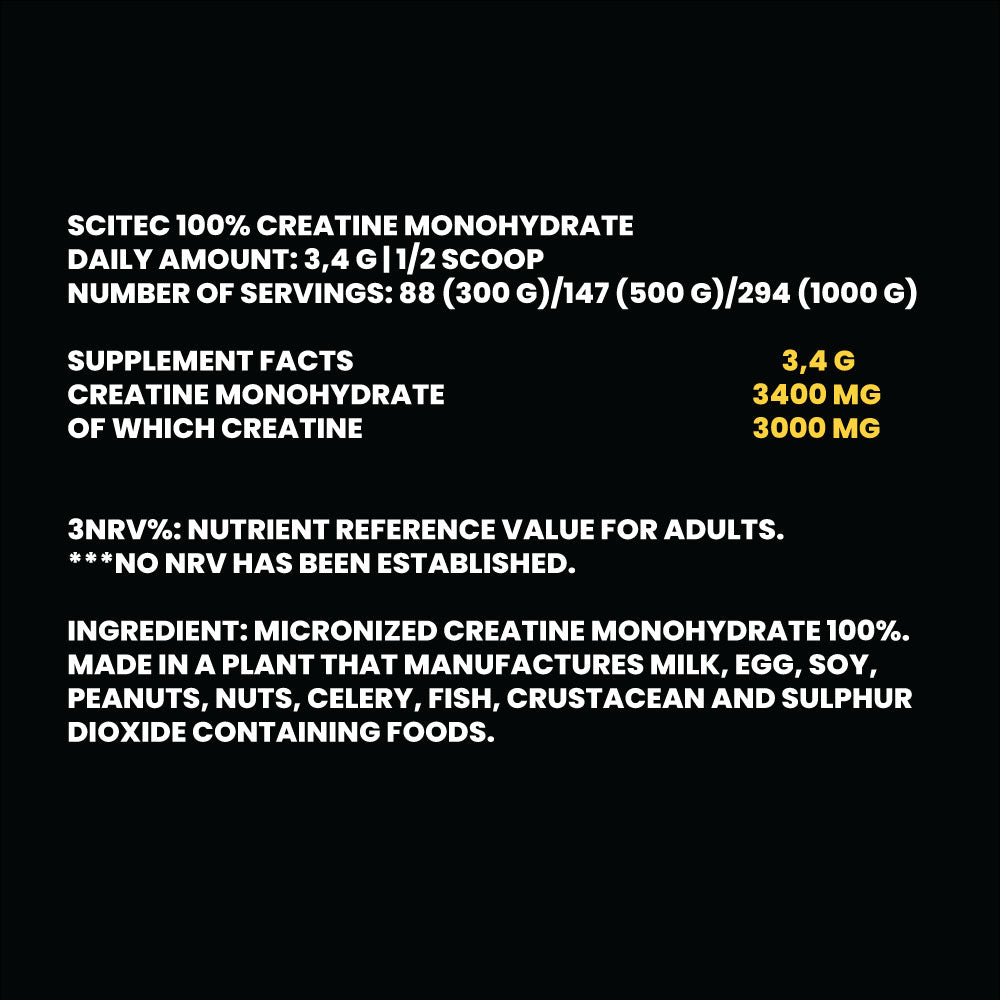 100% Creatine Monohydrate