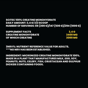 100% Creatine Monohydrate