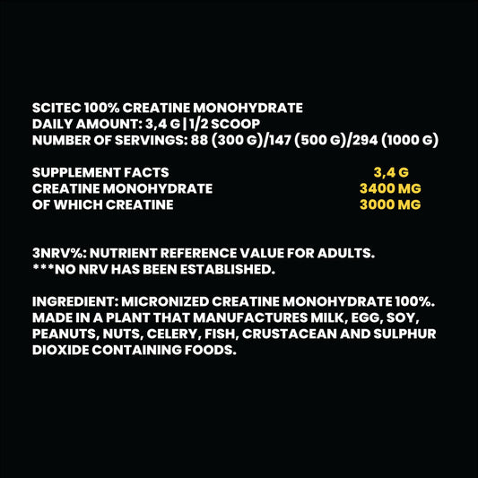 100% Creatine Monohydrate