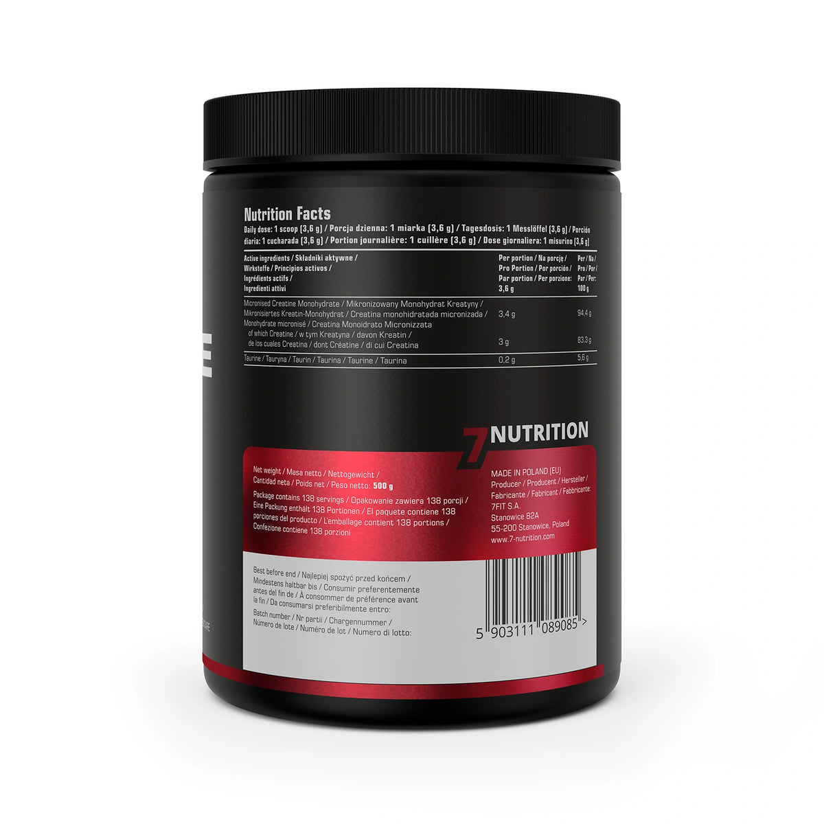 7Nutrition Creatine Monohydrate 300g