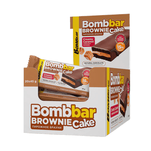 Glazed protein brownie cake - 45g