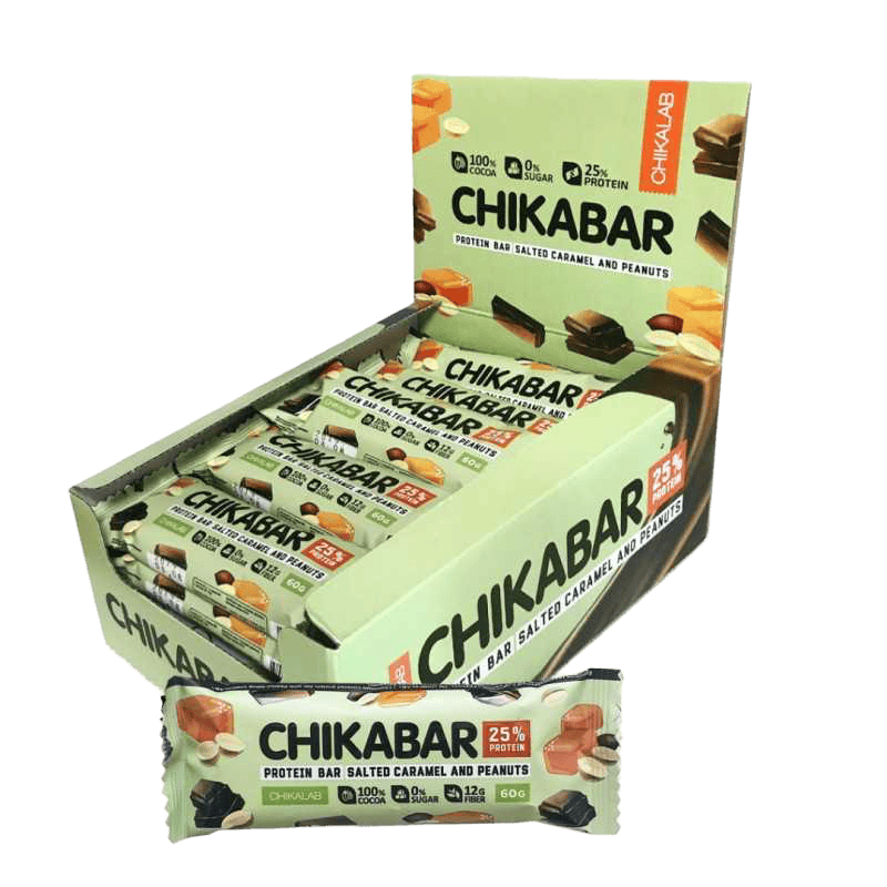 Chocolate covered protein bar with filling 60g
