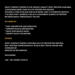 WHEY TEMPRO PROTEIN COMPLEX