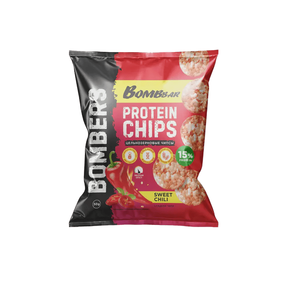 BOMBBAR Whole Grain Protein Chips 50g
